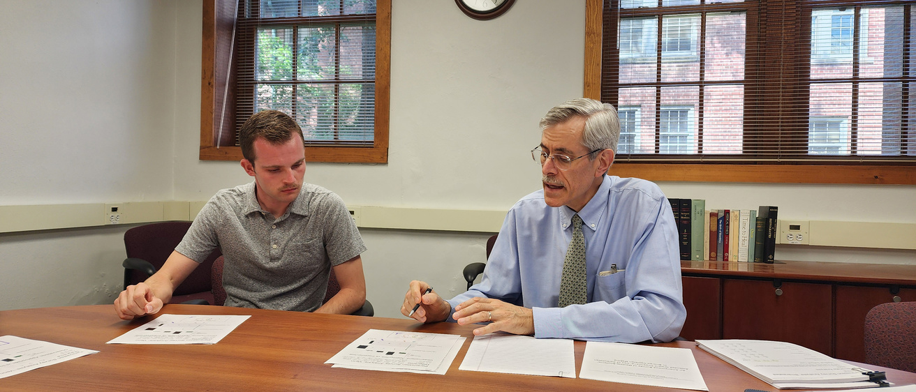 Dr. Kaldjian and student