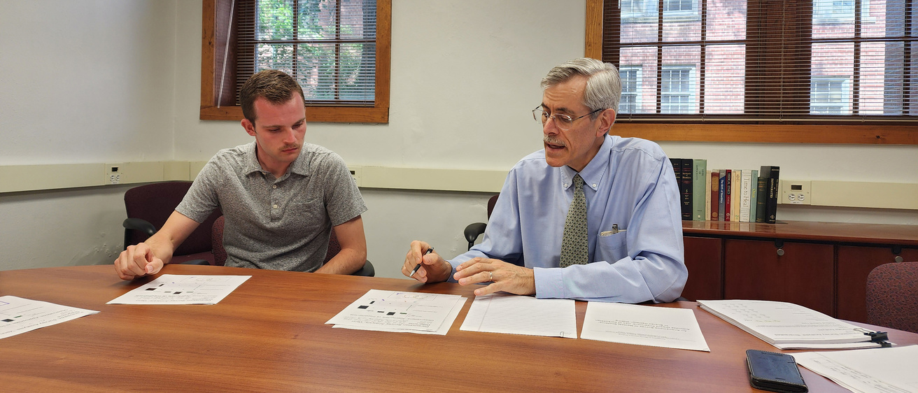 Dr. Kaldjian and student